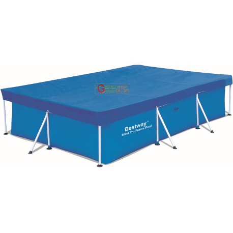 BESTWAY 58106 TELO TOP COPERTURA PISCINA RETTANGOLARE CM. 300 X