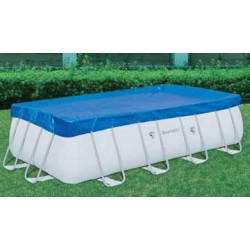 BESTWAY 58140 TELO TOP COPERTURA PISCINA CON TELAIO DIAM. CM. 549x274