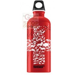 SIGG BOTTIGLIA BORRACCIA IN ALLUMINIO SWISS SAVE THE