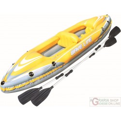 BESTWAY CANOA KAYAK WAVE LINE PROFESSIONALE CM. 371X109 MAX.