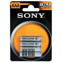 SONY BATT. MINI STILO ZINCO CLORIDE BL.4 PZ.