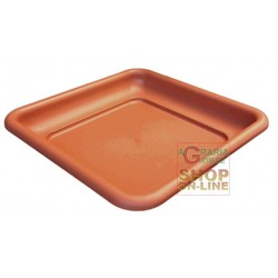 SOTTOVASO IN PLASTICA MAXI CM 30 X 30 X 4,5 H