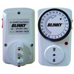 SPINA E PRESA TIMER GIORNALIERO BLINKY 220 VOLT 24 ORE