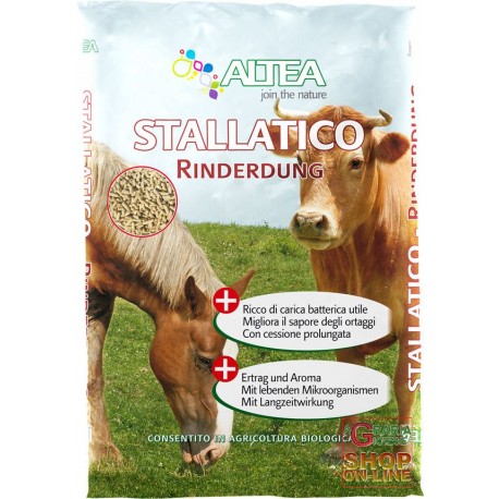 STALLATICO LETAME BOVINO ED EQUINO UMIFICATO PELLETTATO ALTEA