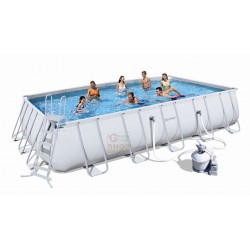 BESTWAY 56471 PISCINA CON TELAIO COMPLETA CM. 671X336X132H