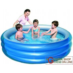 BESTWAY 51043 PISCINA GONFIABILE TONDA CM.201x53h.