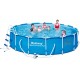 BESTWAY PISCINA ROTONDA CON TELAIO STEEL PRO FRAME CM.