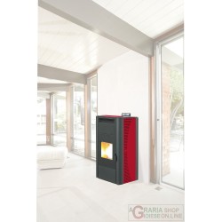 STUFA PELLET KING IDRO KW20 BORDEAUX