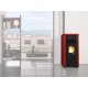 STUFA PELLET KW 8 GIUSY BORDEAUX