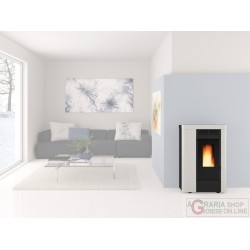 STUFA PELLET KW 8,8 ANNABELLA CANALIZ. BIANCA