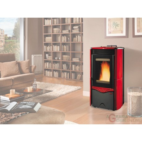 STUFA PELLET KW.14 DUCHESSA IDRO CERAM.BORD.