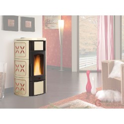 STUFA PELLET KW.20,3 ISIDE IDRO CER.AMETISTA