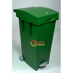 TATA BIDIDONE LT. 80 CON COPERCHIO COLORE VERDE