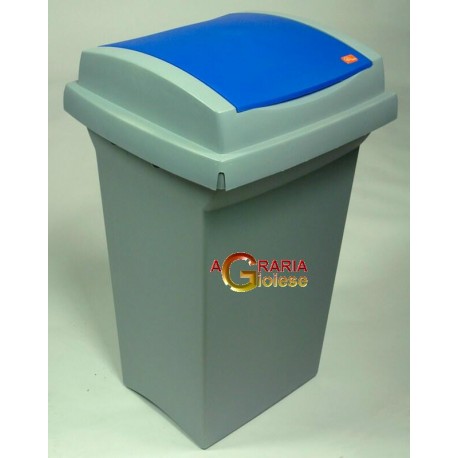 TATA BIDONE RECYCLING LT. 50 BLU