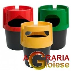 TATA CONTENITORE LT. 17 COLORE GIALLO TOTEC