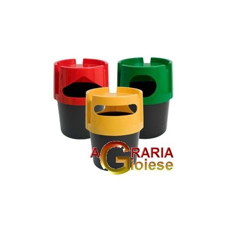 TATA CONTENITORE LT. 17 COLORE GIALLO TOTEC