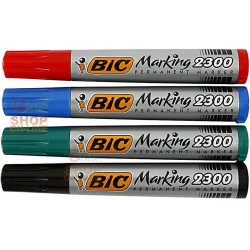 BIC PENNARELLO ECO 2300 CON PUNTA QUADRA COLORE BLU