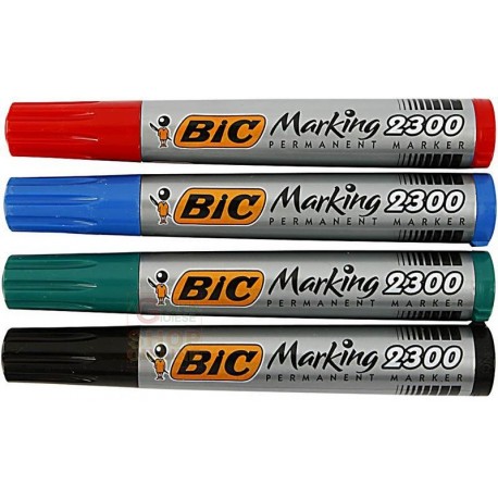 BIC PENNARELLO ECO 2300 CON PUNTA QUADRA COLORE NERO