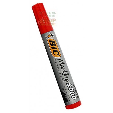 BIC PENNARELLO INDELEBILE FUSTO IN PLASTICA CON PUNTA TONDA