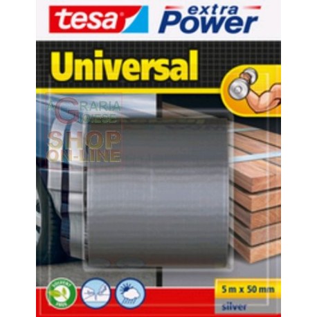 TESA NASTRO AMERICANO EXTRA POWER MM. 50X5 MT. SILVER