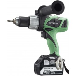 TRAPANO AVVITATORE CON PERCUSSIONE HITACHI DV18DBL 18V 5Ah CON 2 BATTERIE A LITIO LI-ION