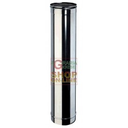 TUBO INOX PER CANNA FUMARIA AISI 304 CM. 100 DIAMETRO MM. 200