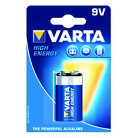 VARTA BATTERIA HIGH ENERGY TRANSISTOR 1PZ LR61 9V