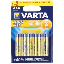 VARTA BATTERIA LONGLIFE BATTERIE ALCALINE MINI STILO PZ. 6