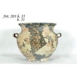 VASO CERAMICA GASPO H.35 ART.203 MEDITERRANEO