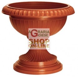 VASO CON PIEDISTALLO MOD. VENEZIA DIAM. CM.44X36H