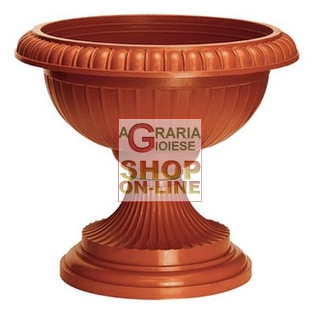 VASO CON PIEDISTALLO MOD. VENEZIA DIAM. CM.44X36H