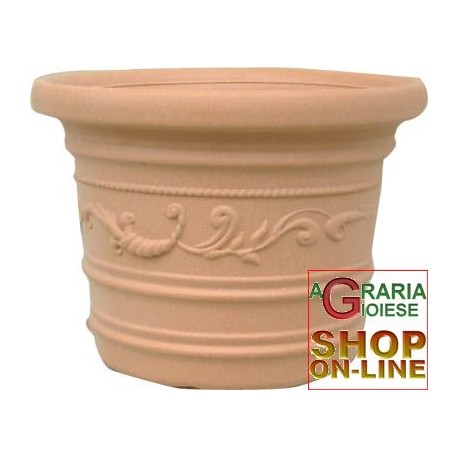 VASO IN PLASTICA FESTONATO PRESTIGE CM.35x26h.