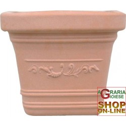 VASO IN PLASTICA FESTONATO PRESTIGE CM.40x40x35h.