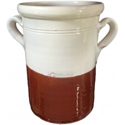 VASO PER SALAMOIA SALATURI PER METTERE SOTTO SALE ALICI OLIVE cm. 22x32h