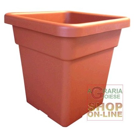 VASO QUADRATO IN PLASTICA MAXI CM. 32 X 32 X 32H