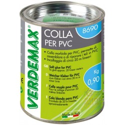 VERDEMAX COLLA MORBIDA PER PVC GR. 900