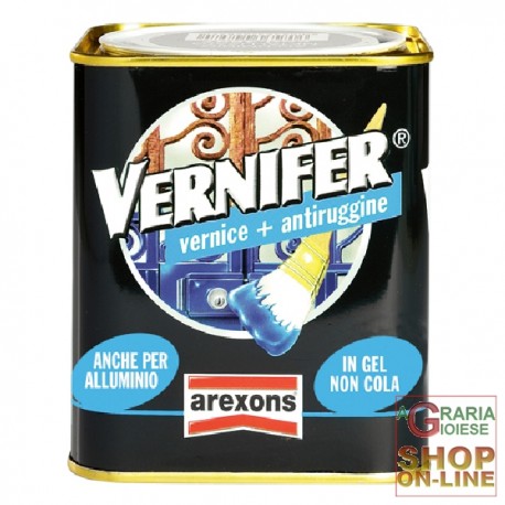 VERNIFER VERNICE A GEL CON ANTIRUGGINE GRIGIO TORTORA ML. 750