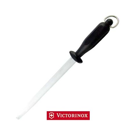 VICTORINOX ACCIAINO PER MACELLAIO OVALE MANICO IN NYLON CM. 28