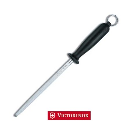 VICTORINOX ACCIAINO TONDO MANICO NERO CM. 22