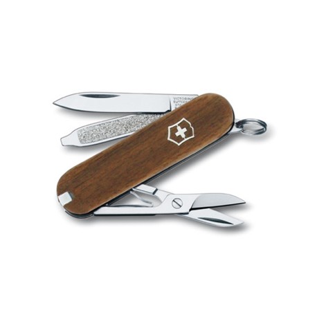 VICTORINOX CLASSIC MANICO GUANCIALI NOCE 0.62 SE16