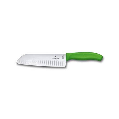 VICTORINOX COLELLO CUCINA SANTOKU MANICO FIBROX VERDE