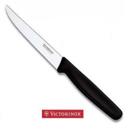 VICTORINOX COLTELLO BISTECCA ONDULATO SEGHETTATO A PUNTA CON