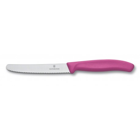 VICTORINOX COLTELLO DA TAVOLA ONDULATO ROSA