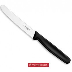 VICTORINOX COLTELLO DA TAVOLA SEGHETTATO ONDULATO PUNTA TONDA