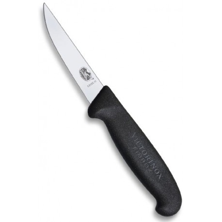 VICTORINOX COLTELLO MACELLO CONIGLIO MANICO NERO 5.5103.10 CM.