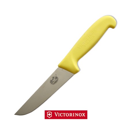 VICTORINOX COLTELLO MACELLO MANICO GIALLO CM. 23