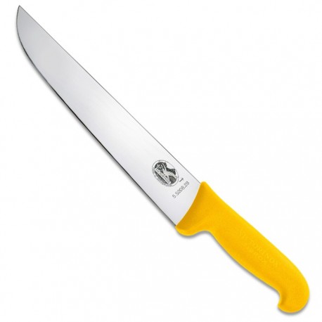 VICTORINOX COLTELLO MACELLO MANICO GIALLO CM. 28