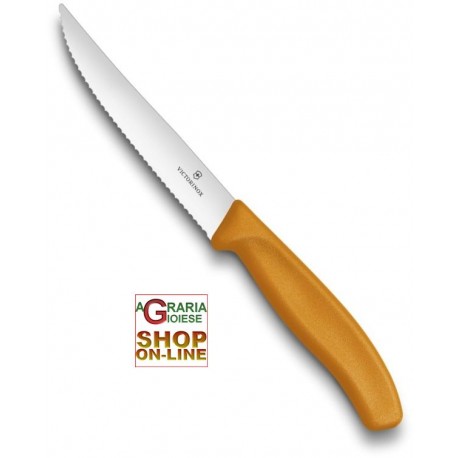 VICTORINOX COLTELLO PER PIZZA COLORE ARANCIO CM. 12