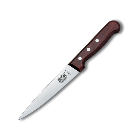 VICTORINOX COLTELLO SCANNARE A PUNTA MANICO LEGNO 5.5600.12