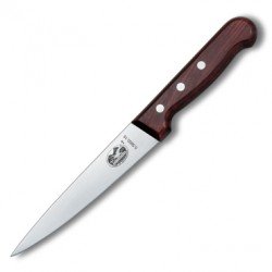 VICTORINOX COLTELLO SCANNARE A PUNTA MANICO LEGNO 5.5600.14